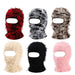 Balaclava Distressed Knitted Caps Full Face Ski Mask  Camouflage Fuzzy Ski Balaclava Beanies Hat