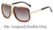 I Royal New Fashion Big Frame Square Metal Sun Glasses High Quality eprolo 