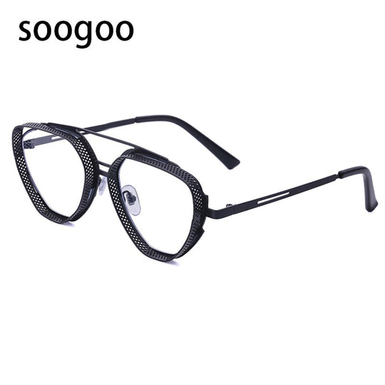 I Royal Vintage Steampunk Square Sunglasses Luxury Brand Designer Sun Glasses UV 400 eprolo 