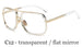 I Royal New Fashion Big Frame Square Metal Sun Glasses High Quality eprolo 