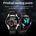 E1-2 Smart Watch Bluetooth Call Custom Dial Full Touch Screen Waterproof Smartwatch For Android IOS Sports Fitness Tracker