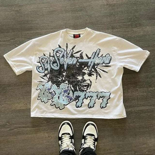 High street graphic oversized T-Shirt
