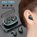 I Royal X55 Sleeping Earbuds Wireless Mini Headphones For Work TWS Bluetooth Earphone Stereo Hidden Headsets with Mic HD Call Waterproof eprolo 