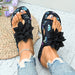 Chic Butterfly Flower Summer Vacation Cool Slippers